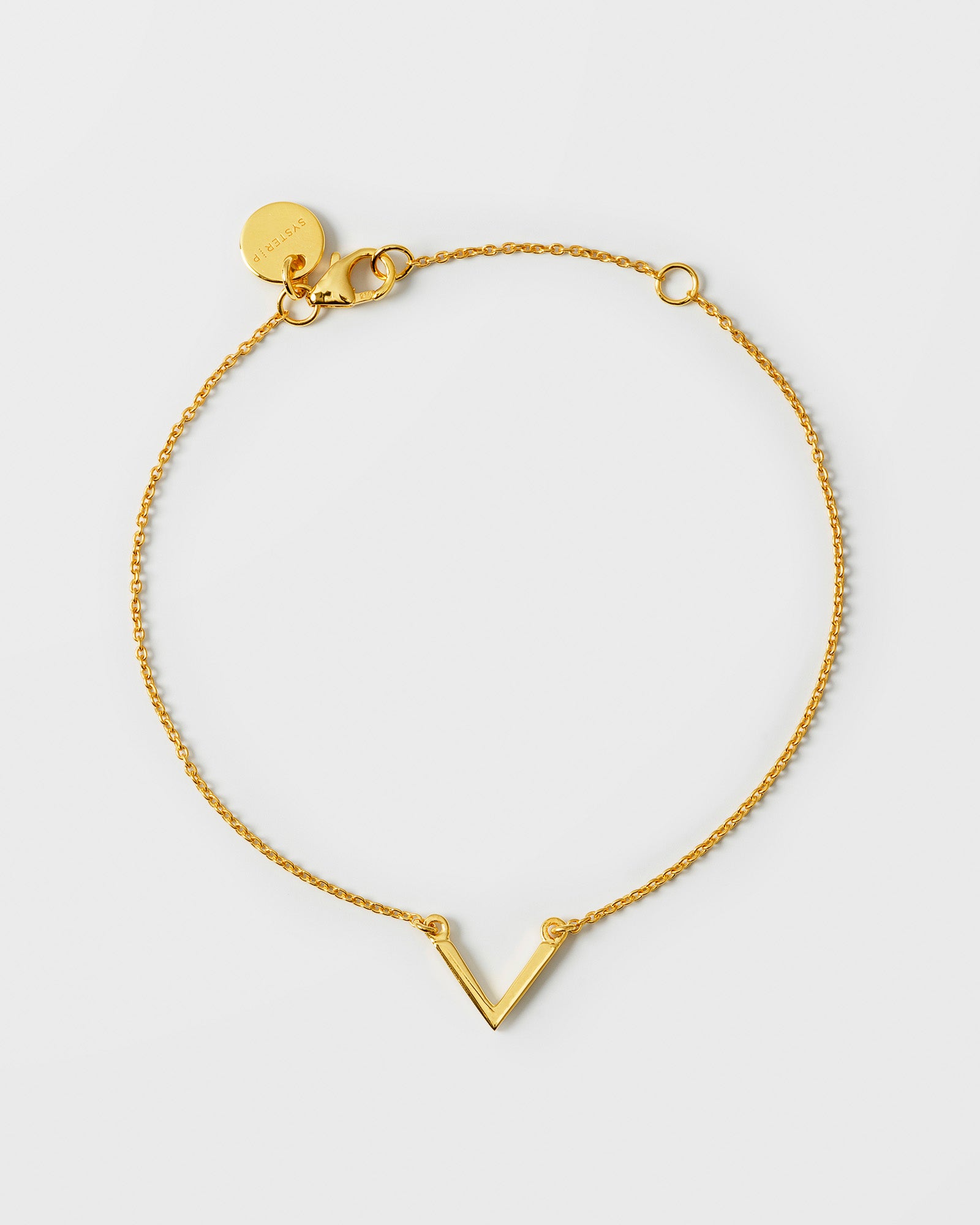 Strict V Bracelet Gold