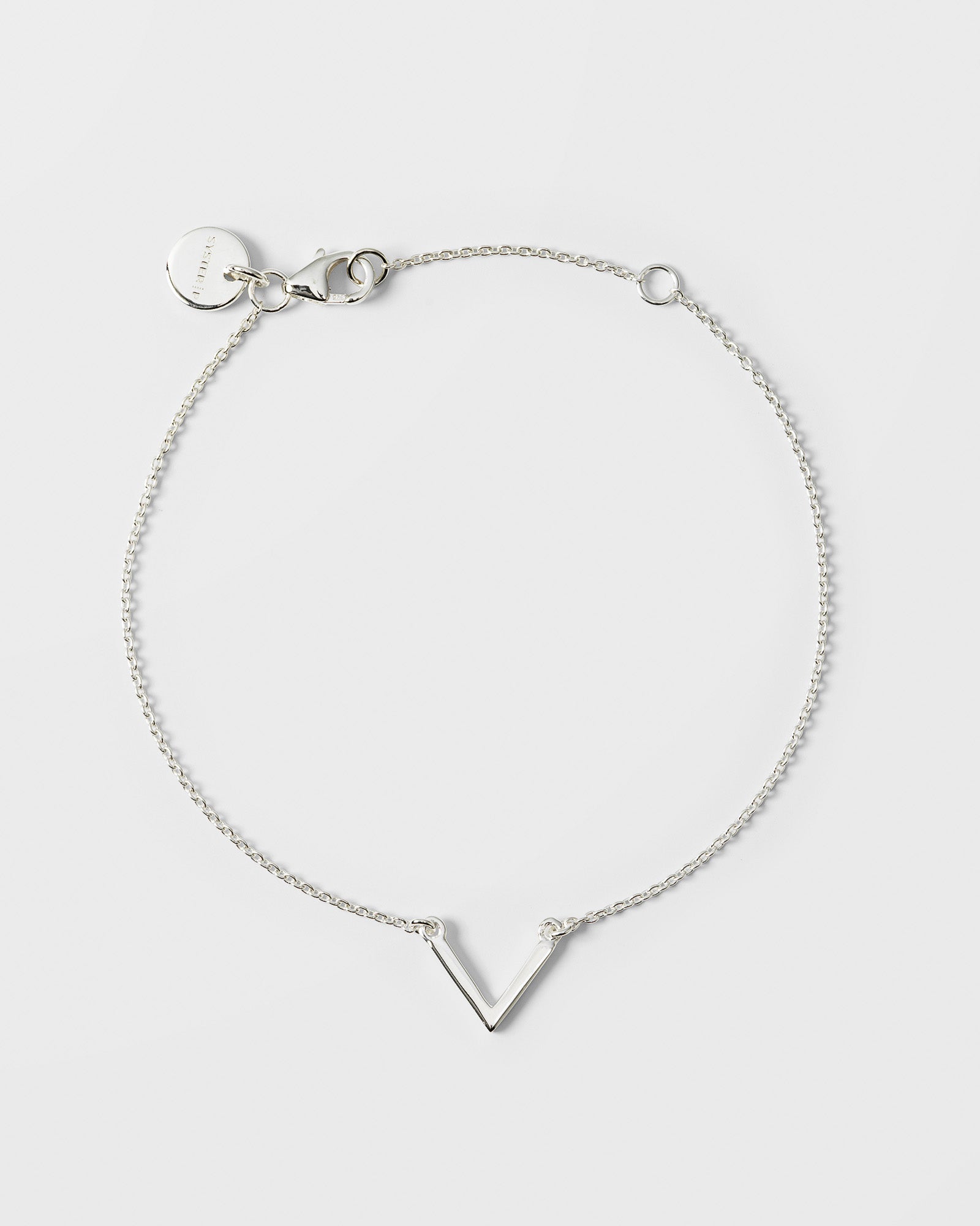 Strict V Bracelet Silver
