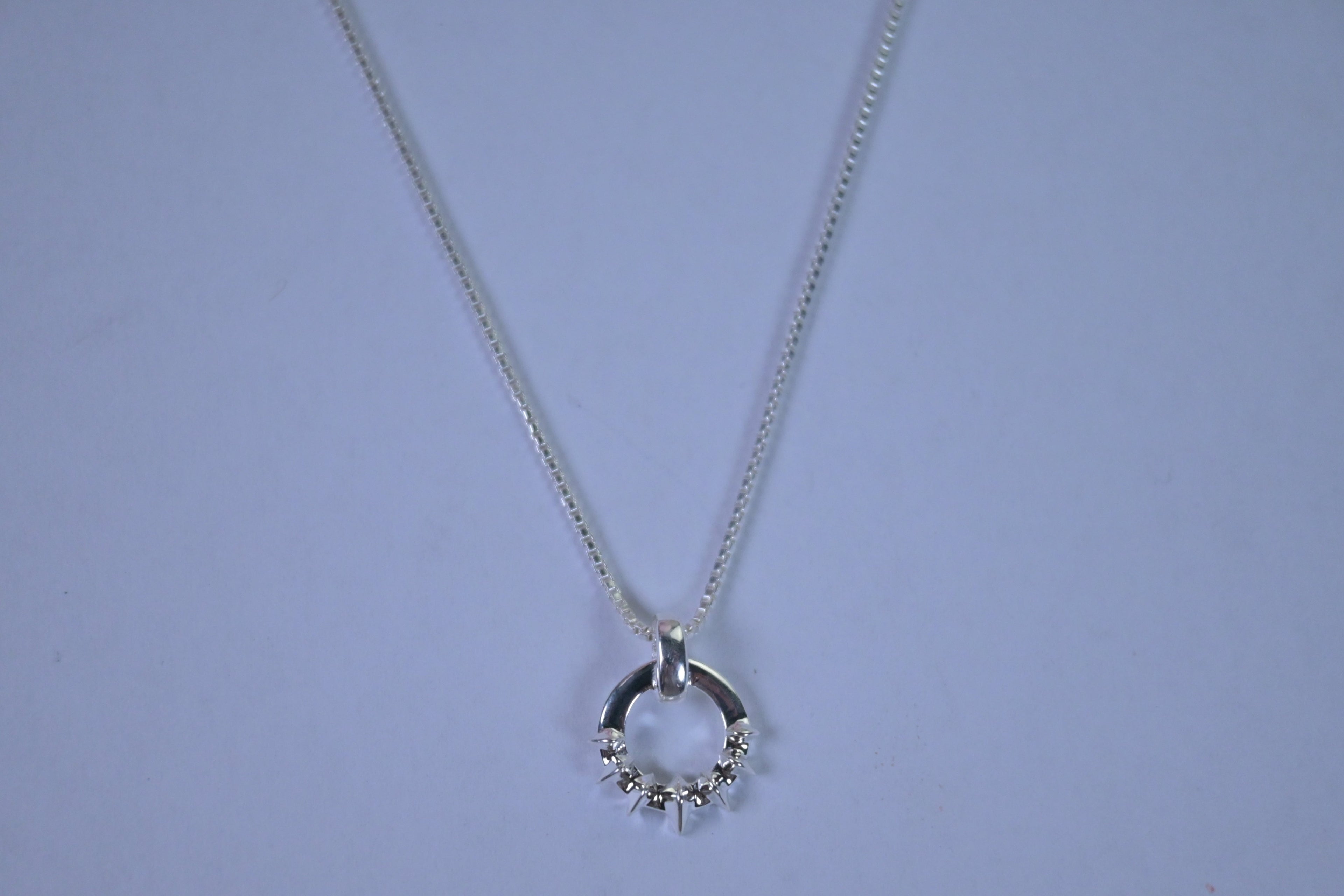 Uma Circle Necklace Silver