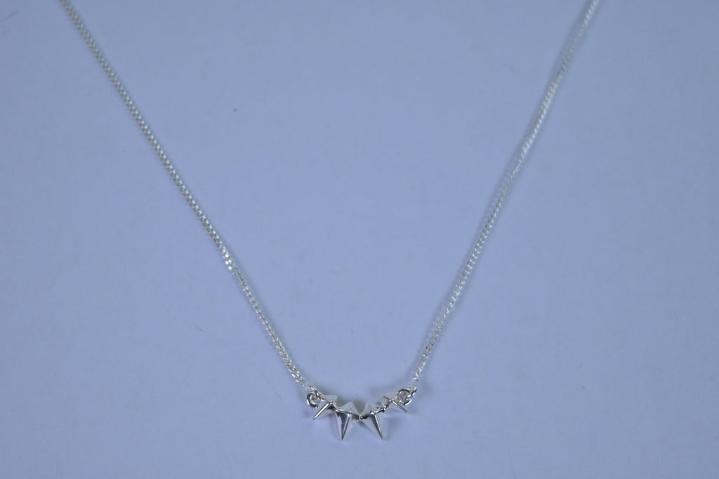 Uma Spike Necklace Silver