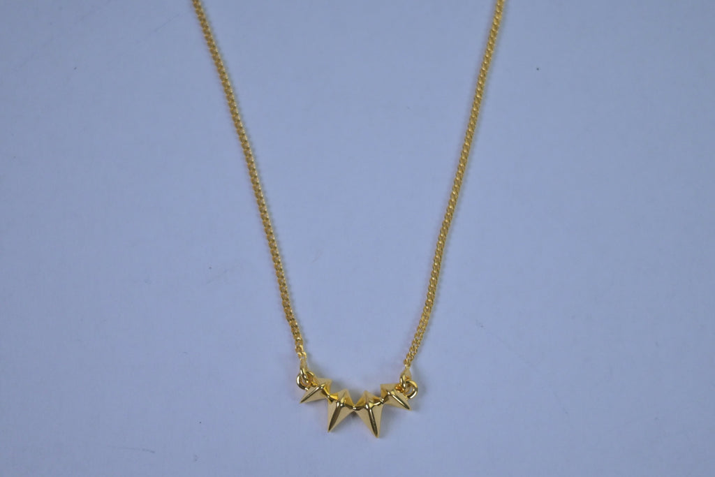 Uma Spike Necklace Gold